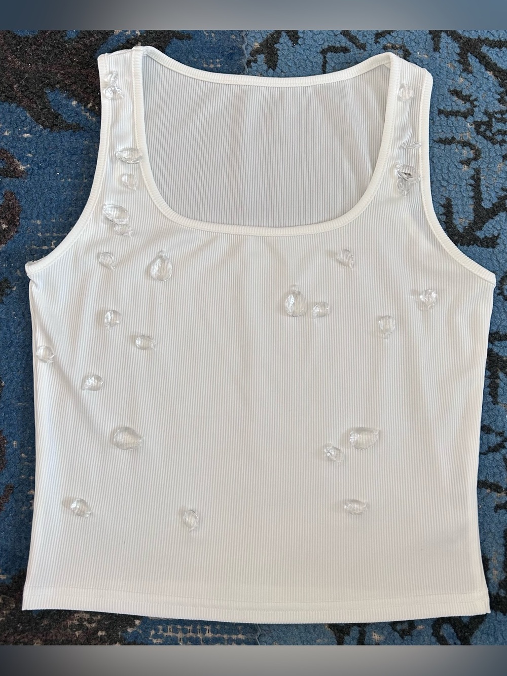 Sequin tank top
